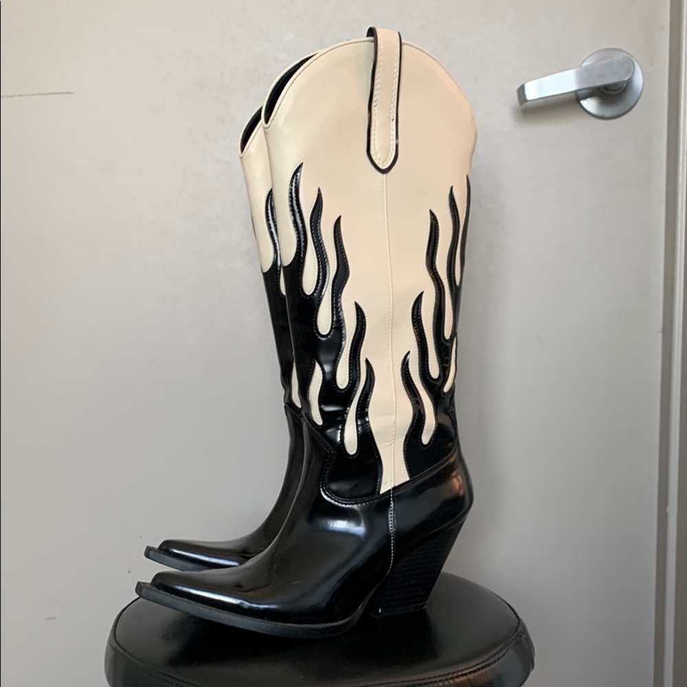 Zara Flame Cowboy Boots
